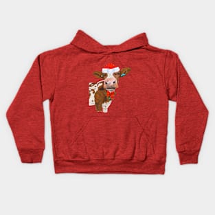 Holiday Moo'd Kids Hoodie